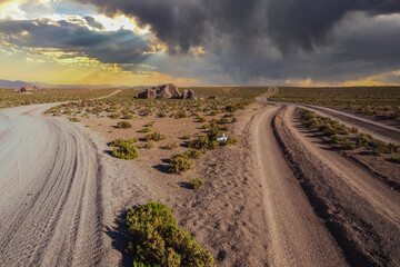 Rock Formations of Bolivia’s Highlands, Bosque de Piedras, Bolivia, Laguna Route, stone forest.