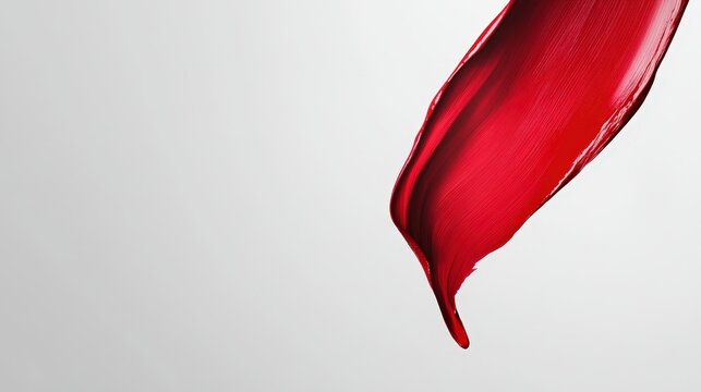 Modern Concept Banner Design with Red Accent on White Background