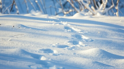 bird on winter snow wildlife