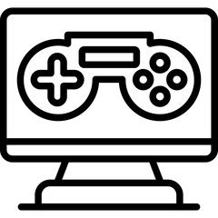Gaming Monitor Icon