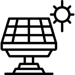 Polycrystalline Panel Icon
