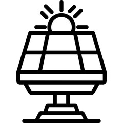 Monocrystalline Panel Icon