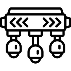 Track Mount System Icon