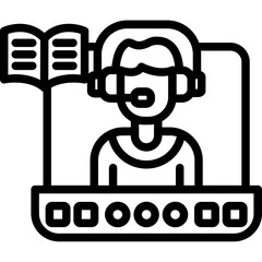 E-Learning for Self-Improvement Icon