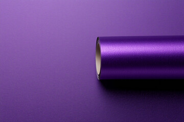 purple paper and roll of paper