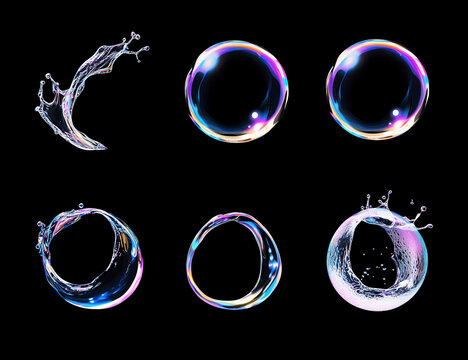 set of bubbles