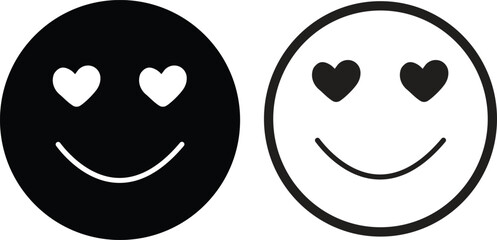 Emoji face icon in flat line set. isolated on transparent background Doodle drawn sketch style. with different expression emotion