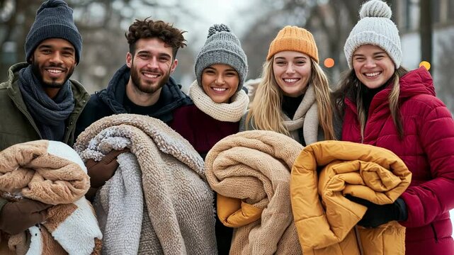 The Gift of Warmth - Volunteers Supporting Those in Need