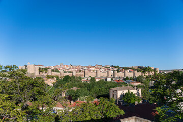 Fototapeta premium photographs of the landscapes of the Spanish fortified walled city of Ávila