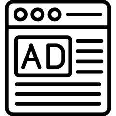 Native Advertising Icon