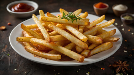 fish and chips, ai generated