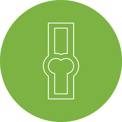 Joint single vector icon illustration