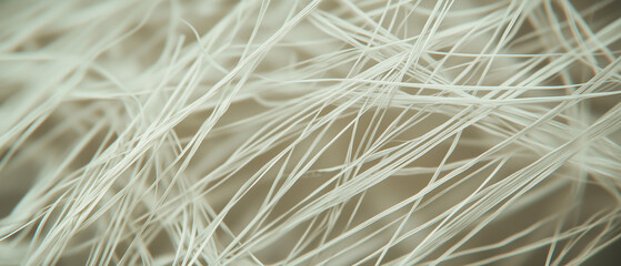 Obraz premium Macro shot of intertwined fibers creating textured pattern