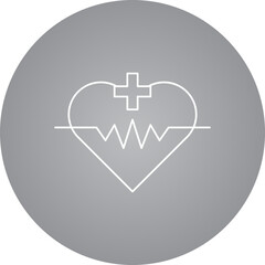 Medical Sign I single vector icon illustration