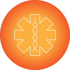 Medical Sign II single vector icon illustration
