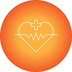 Medical Sign I single vector icon illustration