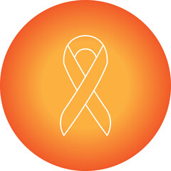 Ribbon single vector icon illustration