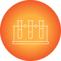Chemistry Set II single vector icon illustration