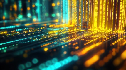 Data visualization showcasing network connections and informational systems