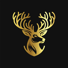 Minimalist Deer Vector Art
