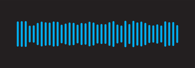 Voice message, podcast audio recording or voice chat waves, vector icons. Audio player soundwave or voice message memo and podcast sound waves