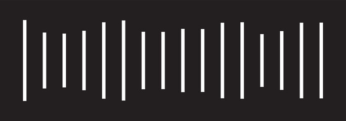 Music wave line sound one noise icon audio frequency signal podcast radio sound wave volume hand art. Acoustic line music logo record sound wave doodle sketch abstract. Vector illustration 