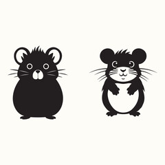 Pet Silhouette, Hamster Design