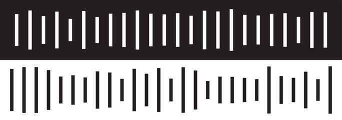 Audio waves icon. Voice message and sound representation