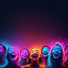 Obraz premium Realistic Happiness Celebration Poster