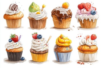 Muffins food banner