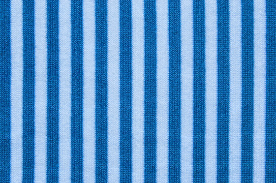 Soft white and blue stripe fabric texture or background