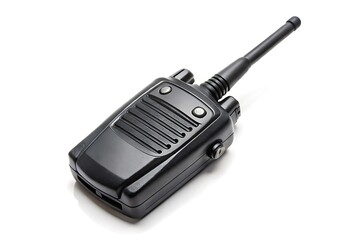 portable radio isolated on white