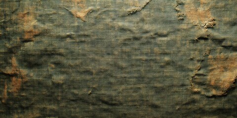 Vintage Army Canvas Texture. Distressed Khaki Fabric with Rich Background Details