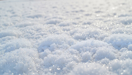 Frosty ice crystal landscape in arid environment, winter serenity