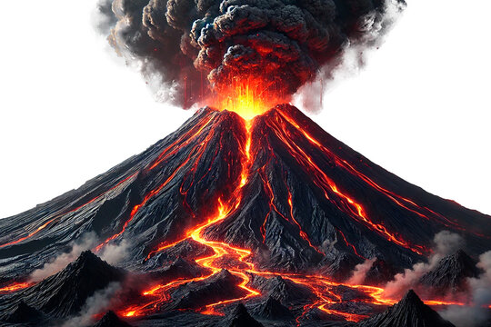 fire in the firefire in the mountains, mountains, volcano, burning lava, mountain explosion, eruption, molten rock, fiery landscape, PNG background, PNGPNG, fire, flame, heat, burn, hot, warm, wood, n