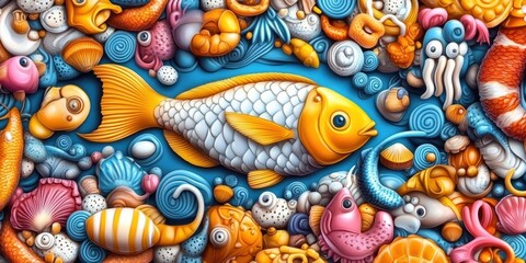 Exquisite Seafood Spread Banner