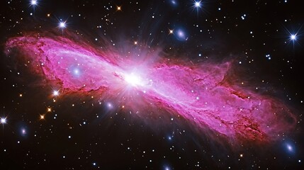 Fototapeta premium Cosmic galaxy with stunning nebula high resolution hd images