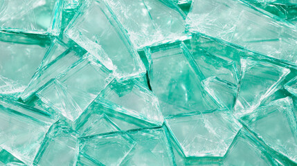 Obraz premium Shattered glass texture with jagged edges for creative design
