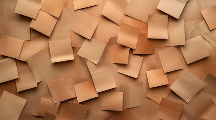 Layered cardboard cutout squares background for creative design projects