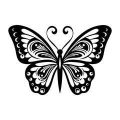Fototapeta premium Vector butterflies. Monarch butterfly. Vector illustration