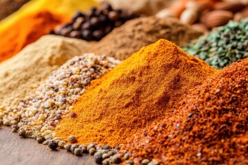 Vibrant Assortment of Spices