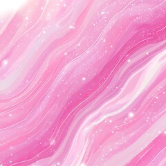 Abstract Pink Watercolor Waves with Glittering Dots Design Pastel Swirls and Bright Shades Backdrop