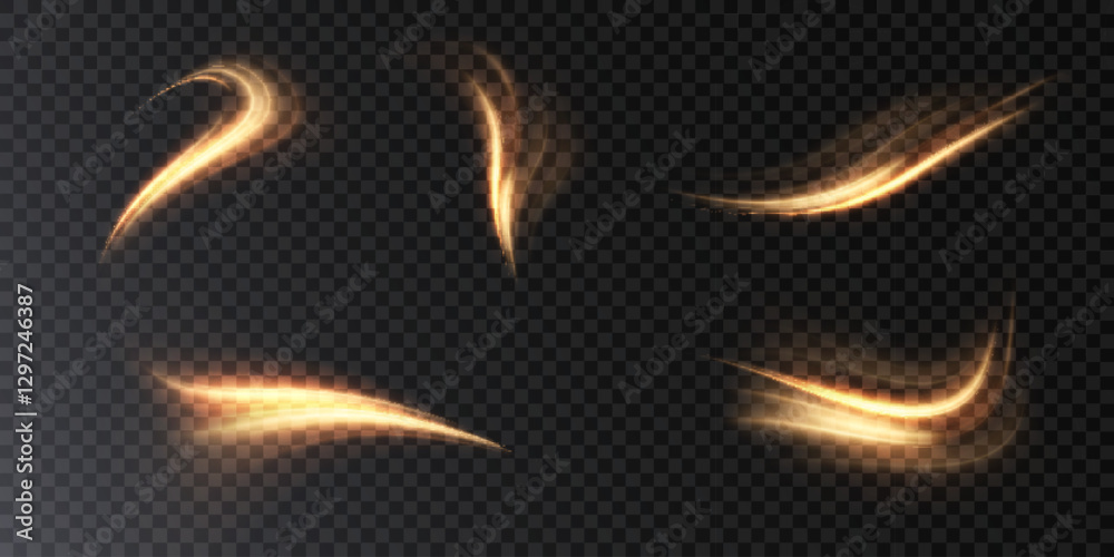 Poster abstract spiral flame vortex on transparent background. vector png