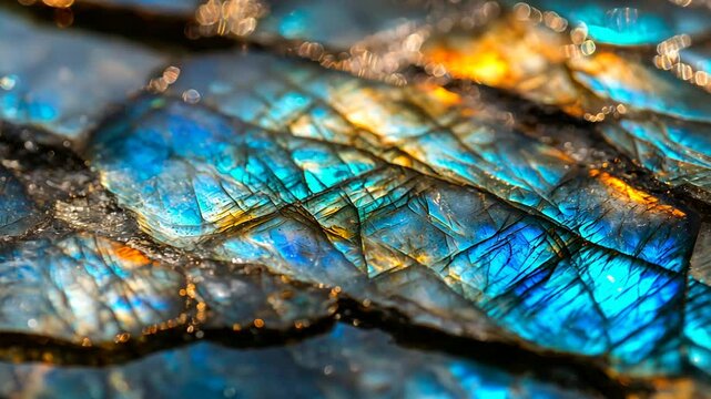 Cosmic Swirls - Polished Labradorite with Iridescent Colors
