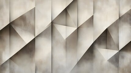 Geometric patterns in muted taupe colors