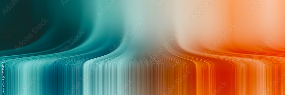 Poster Modern Design Featuring a Soft Gradient Fade From Solid Color to Tranquility