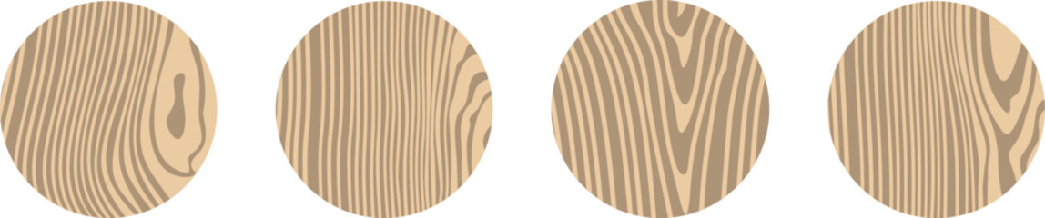 Wood texture set. Isolated Wood texture on white background