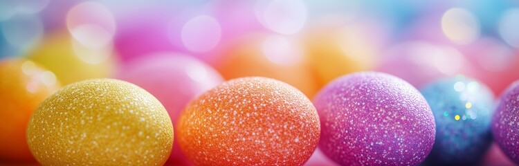 colorfull easter eggs for background