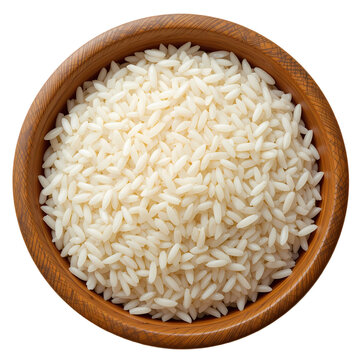 Cooked White Rice: Perfect Side Dish Recipe isolated on transparent background