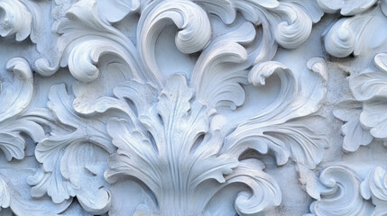 Intricate ornate stone carvings background design for decorative projects